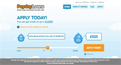 Desktop Screenshot of cashloans.co.uk